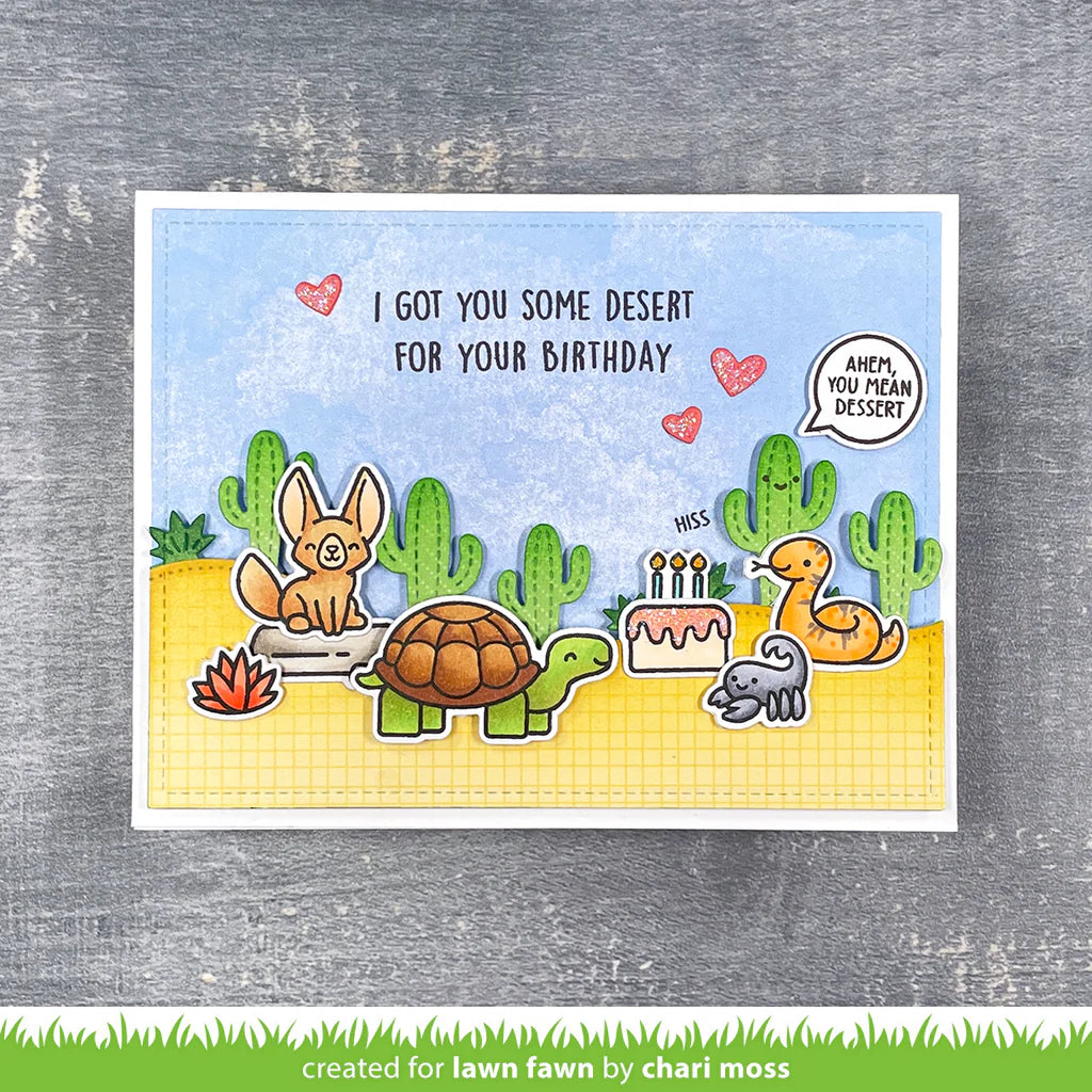 Critters in the desert Stamps by Lawn Fawn